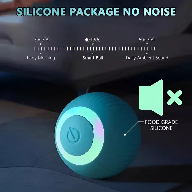 Cat Interactive Ball Smart Pet Cat Toys Indoor Automatic Rolling Magic Ball Electronic Interactive Cat Toy Game Accessories