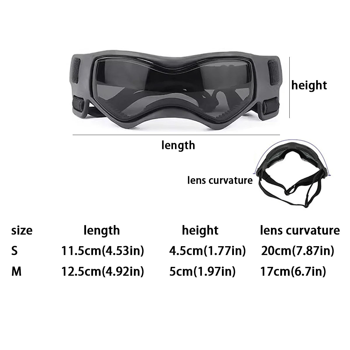 Protective Dog Helmet Goggles Set for Biking, Outdoor Safety Gear - ABS Impact Resistant & Windproof PC Lens
