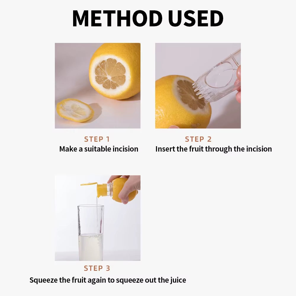 2PCS/1PC Convenient Lemon Orange Manual Juicer, Suitable for Home, Restaurant, Etc