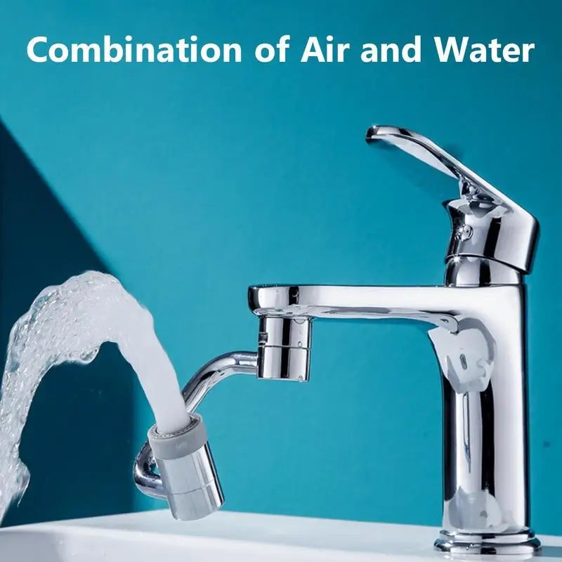 Universal 1080 Rotation Extender Faucet 2 Function Faucet Sprayer Head Replacement Swivel Robotic Arm Sink Faucet Sprayer