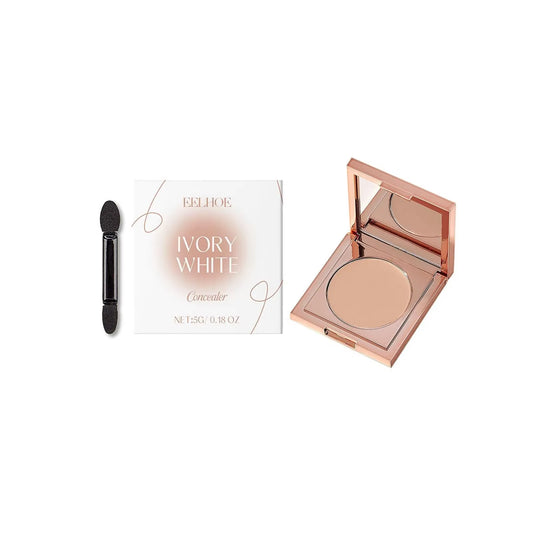 EELHOE Concealer Colored Clay Lightweight Non-Swearing Skin-Friendly Naturally Covers Skin Blemishes Shines Undereye Corrector