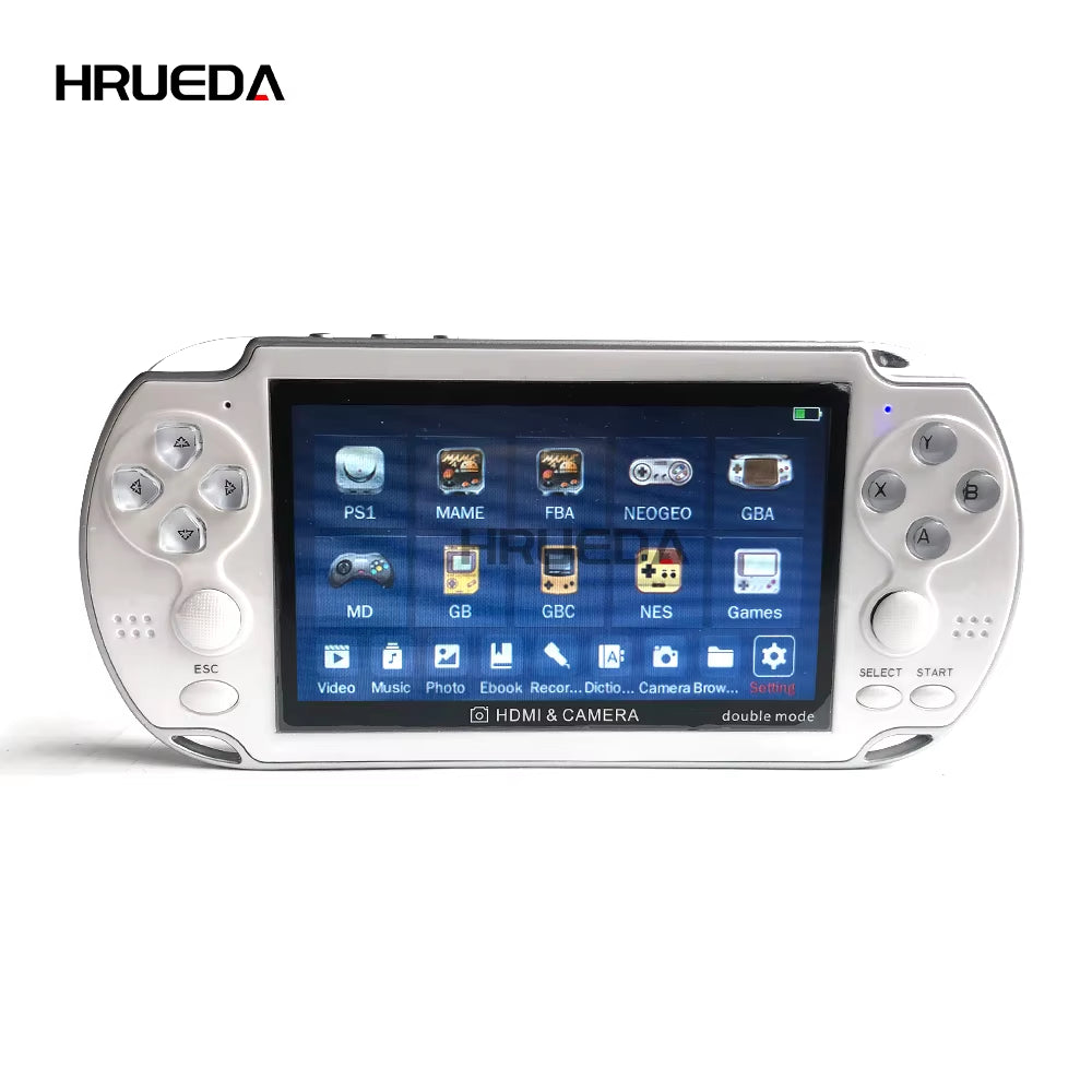 8GB Video Game Console Portable Camera 4.3 Inch Color Screen Handheld Game Player Dual Joystick Game Consoles 10000+ Games
