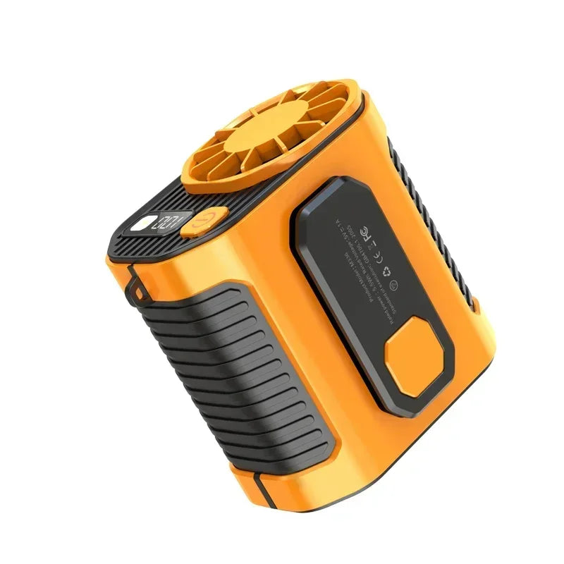 20000Mah New Waist-Mounted Fan Cooling High-Temperature Outdoor Work Room Welding Site Portable Waist-Mounted Fan
