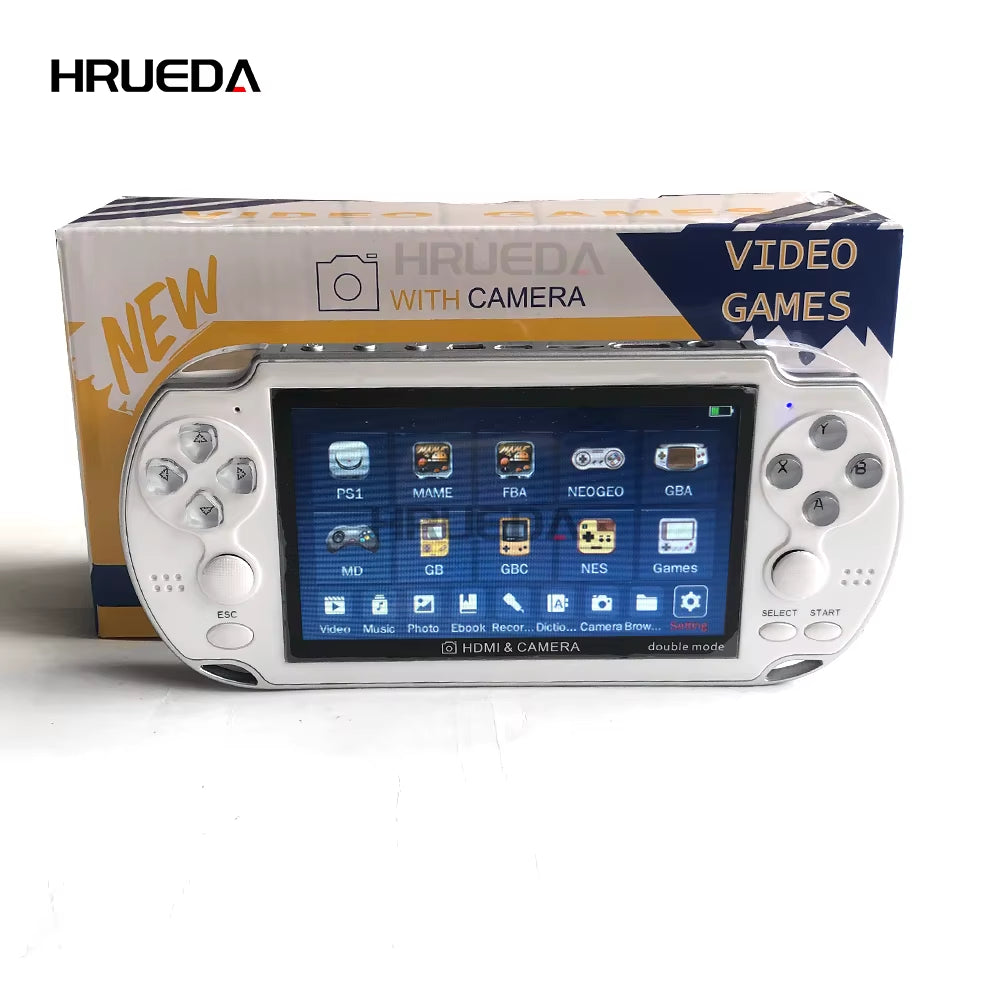 8GB Video Game Console Portable Camera 4.3 Inch Color Screen Handheld Game Player Dual Joystick Game Consoles 10000+ Games