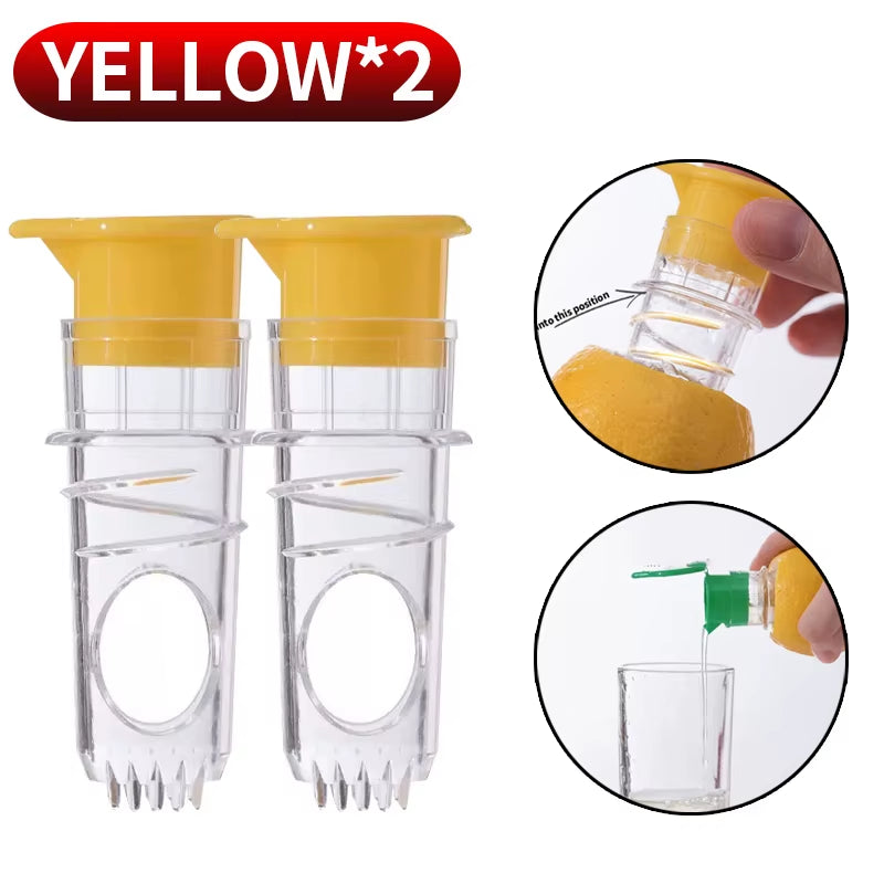 2PCS/1PC Convenient Lemon Orange Manual Juicer, Suitable for Home, Restaurant, Etc