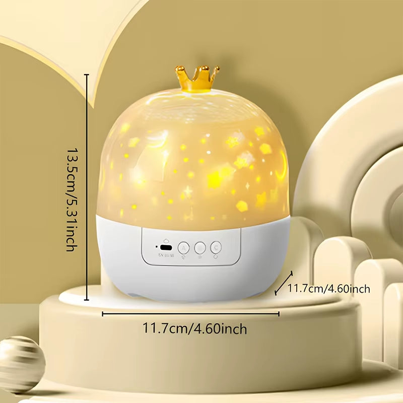 Ocean Starry Projector Small Night Light Constellation Galactic Nebula Projection Lamp 360 Degree Rotation for Children'S Gift