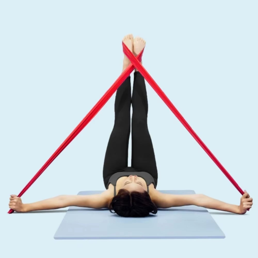 Long Resistance Band for Men Women, Fitness Pilates Stretch Band Resistance Band