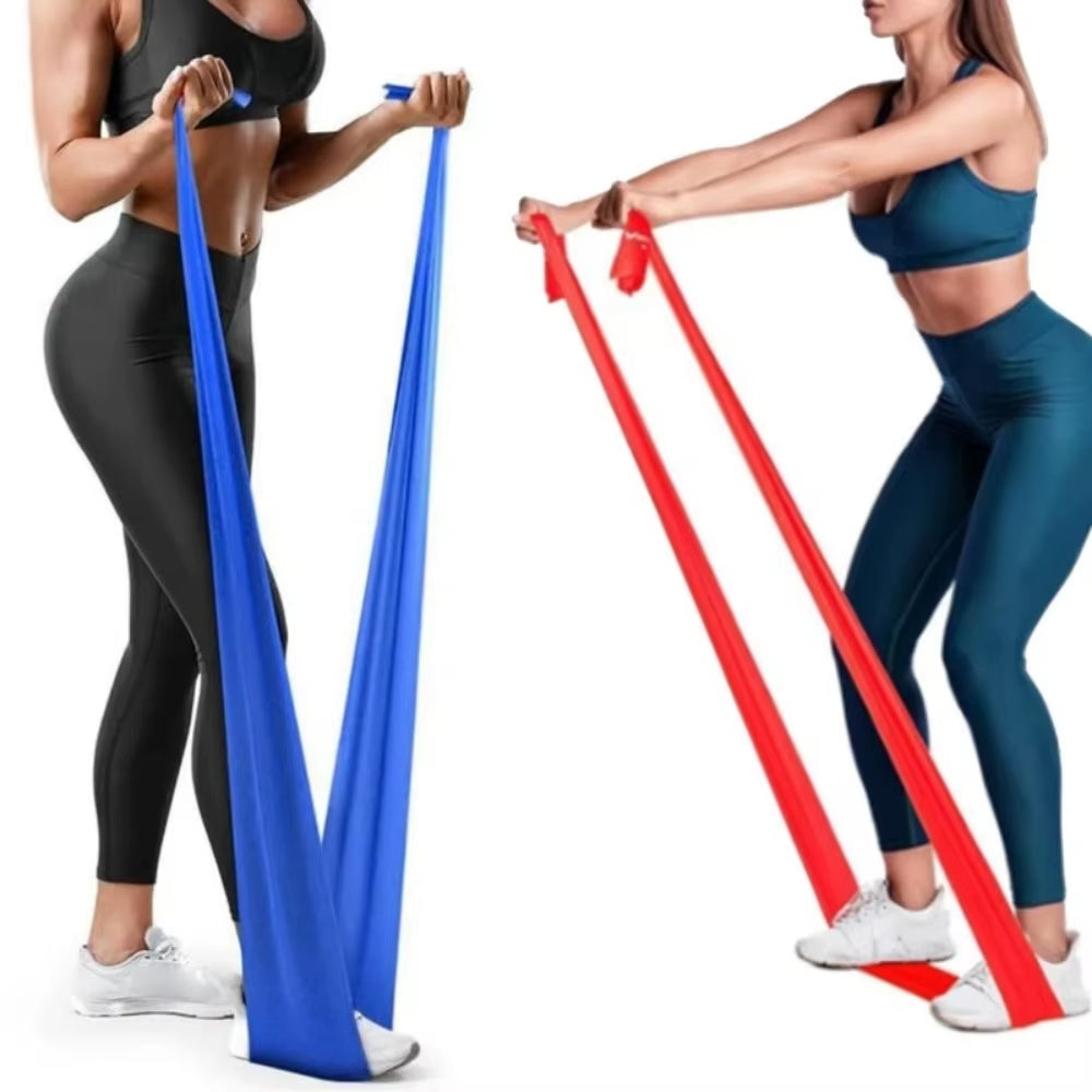 Long Resistance Band for Men Women, Fitness Pilates Stretch Band Resistance Band