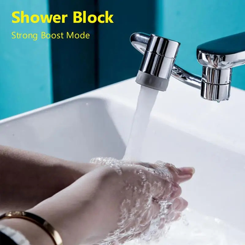 Universal 1080 Rotation Extender Faucet 2 Function Faucet Sprayer Head Replacement Swivel Robotic Arm Sink Faucet Sprayer
