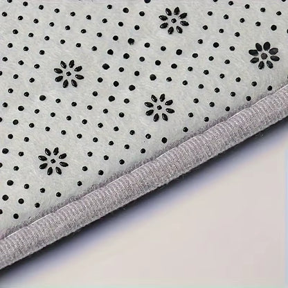 Thickened Light Luxury Bathroom Absorbent Floor Mat Non-Slip Mat Shower Room Soft Foot Mat Entrance Mat