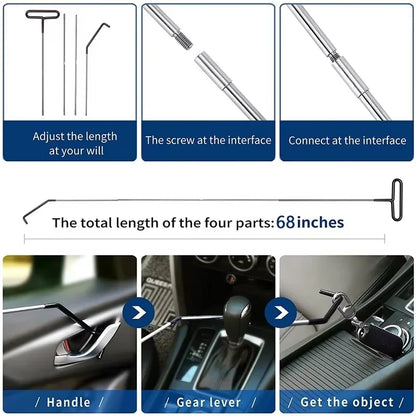 Car Motorcycle Tire Repair Kit Puncture Plug Tools Tyre Puncture Emergency for Tire Strips Stirring Glue Repair Tool Kit