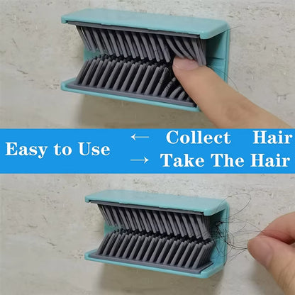 Hair Catcher, Hair Trap for Shower Drain, Hair Collector, Silicone Material, Easy to Catch Shed Hair (White)