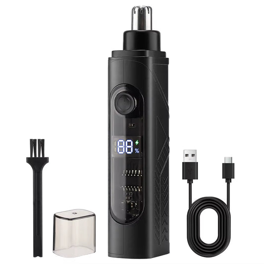 Electric Nose Hair Clipper Rechargeable Automatic Shaving Nose Trimmer Unisex Professional Washable Painless Nose Hair Trimmer