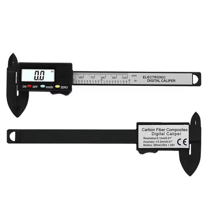 100Mm Electronic Digital Caliper Carbon Fiber Dial Vernier Caliper Gauge Micrometer Digital Ruler Measuring Tool
