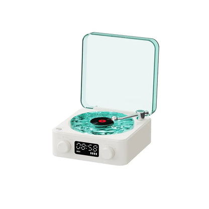 Retro Record Player Night Light with Bluetooth Speaker & White Noise Sleep Aid,Rgb Mood Light for Relaxing Bedroom Nursery Decor