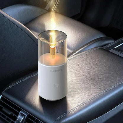 Mini Car Diffuser Humidifer Auto Air Purifier with LED Light Air Freshener Office Desktop Car Aroma Aromatherapy Diffuser