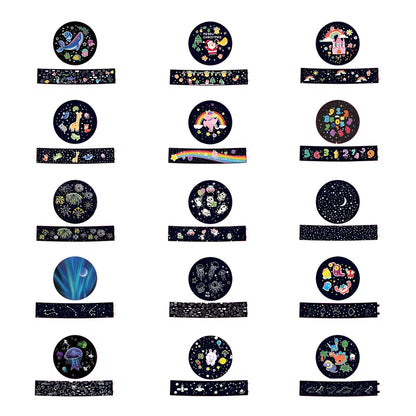 Ocean Starry Projector Small Night Light Constellation Galactic Nebula Projection Lamp 360 Degree Rotation for Children'S Gift