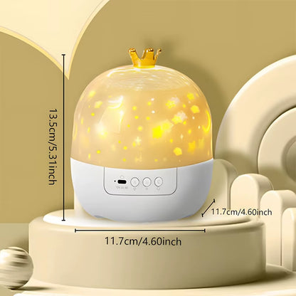 Ocean Starry Projector Small Night Light Constellation Galactic Nebula Projection Lamp 360 Degree Rotation for Children'S Gift