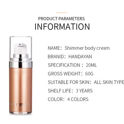 Highlighting Brightening Liquid Body Highlighter Contouring Liquid Body Lotion Face Three-Dimensional Brighten Skin