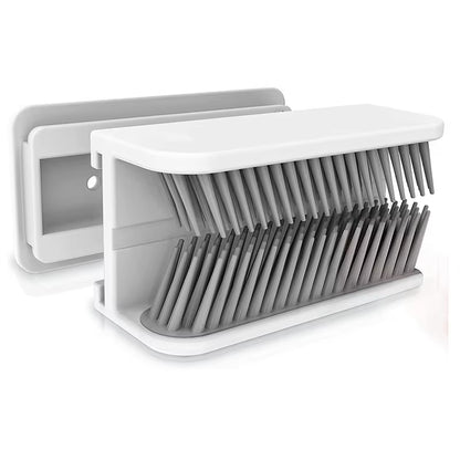 Hair Catcher, Hair Trap for Shower Drain, Hair Collector, Silicone Material, Easy to Catch Shed Hair (White)