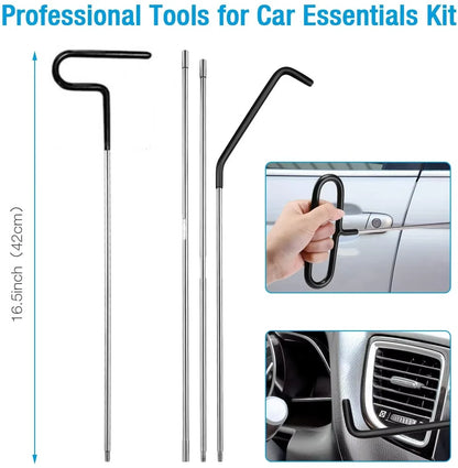 Car Motorcycle Tire Repair Kit Puncture Plug Tools Tyre Puncture Emergency for Tire Strips Stirring Glue Repair Tool Kit